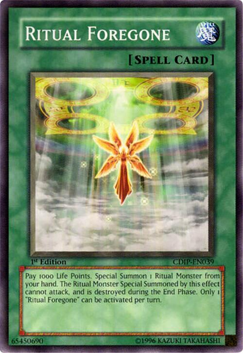 Ritual Foregone (1st Edition) card image