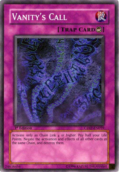 Vanity's Call card image