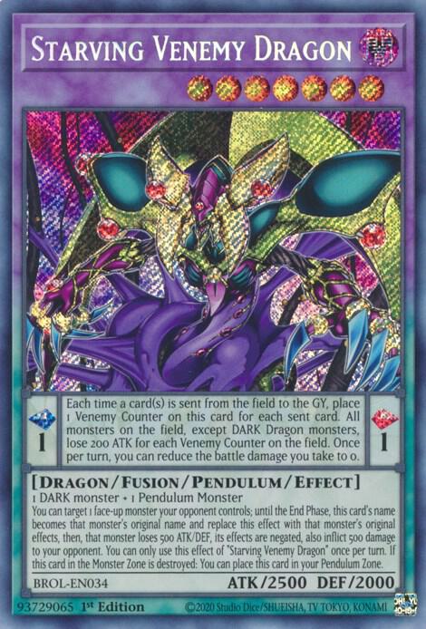 Starving Venemy Dragon card image