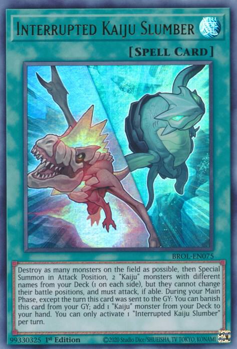 Interrupted Kaiju Slumber card image
