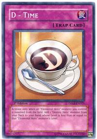 D - Time (1st Edition) card image