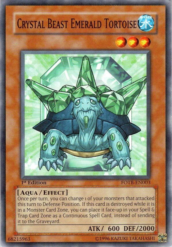 Crystal Beast Emerald Tortoise card image