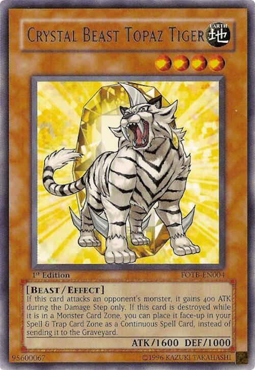 Crystal Beast Topaz Tiger card image