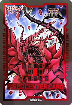 Official Judge Field Center Token: Black Rose Dragon card image