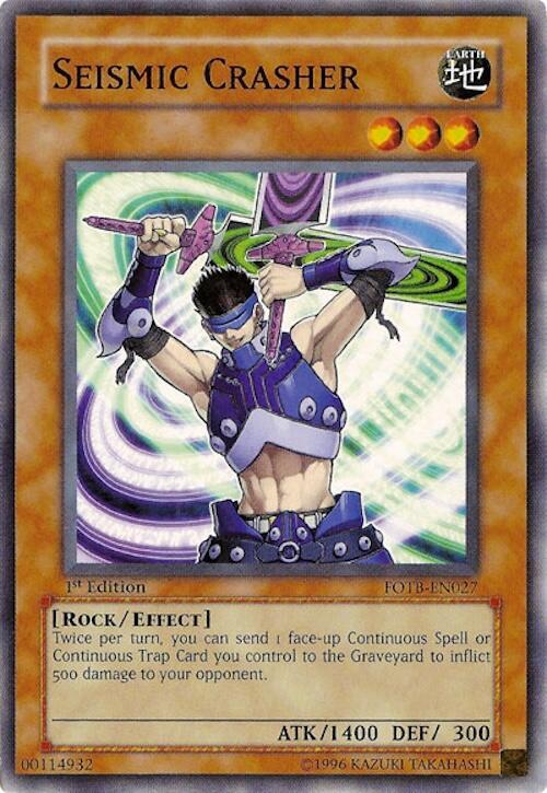 Seismic Crasher card image