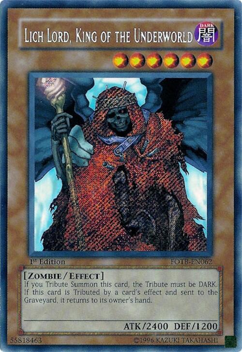 Lich Lord, King of the Underworld card image