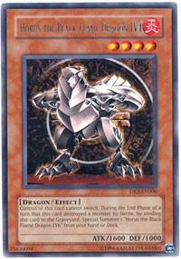 Horus the Black Flame Dragon LV4 card image