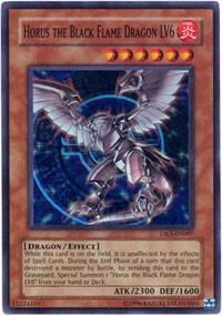 Horus the Black Flame Dragon LV6 card image