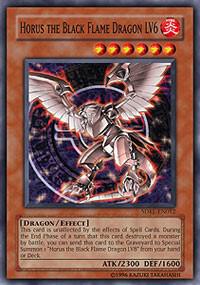 Horus the Black Flame Dragon LV6 card image