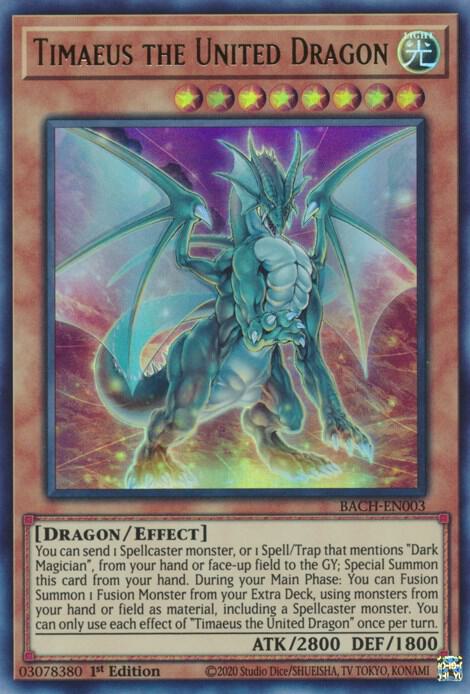 Timaeus the United Dragon (1st Edition) card image