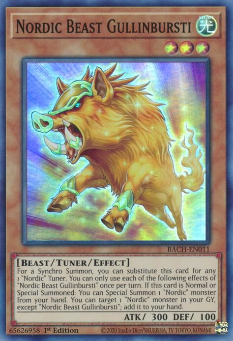 Nordic Beast Gullinbursti (1st Edition) card image