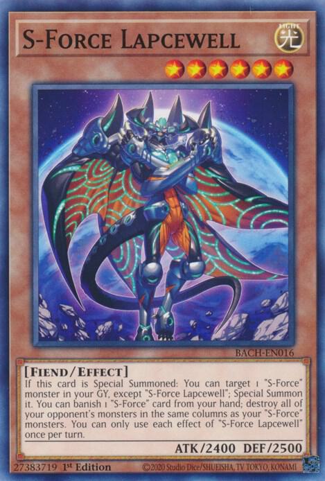 S-Force Lapcewell (1st Edition) card image