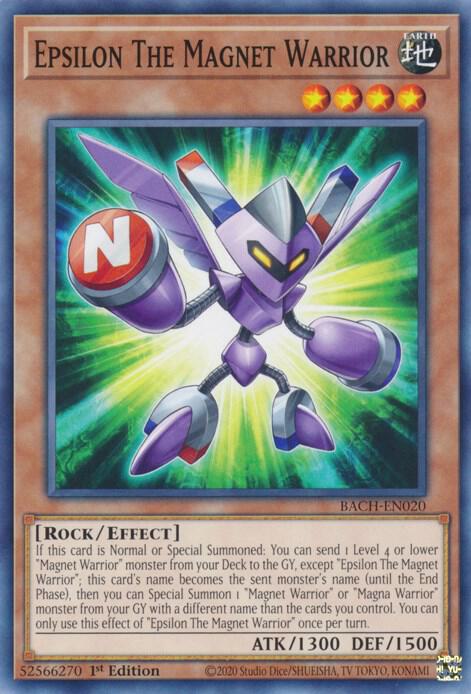 Epsilon The Magnet Warrior (1st Edition) card image
