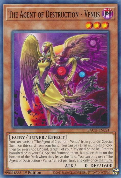 The Agent of Destruction - Venus (1st Edition) card image