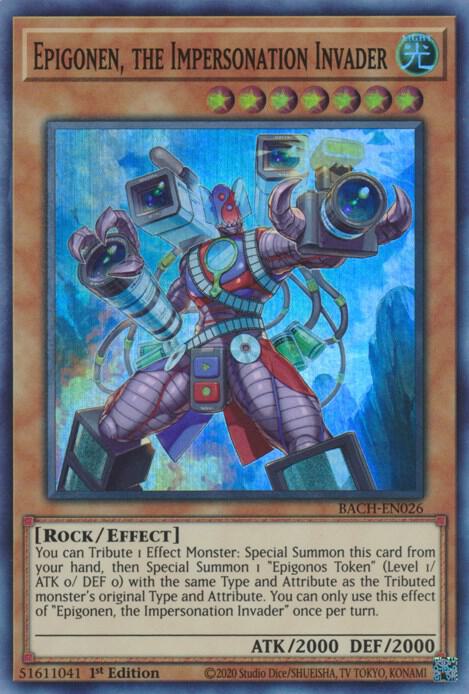 Epigonen, the Impersonation Invader (1st Edition) card image