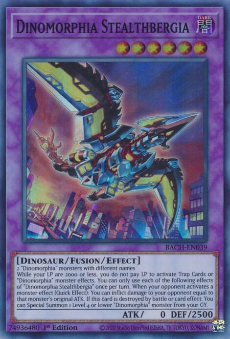 Dinomorphia Stealthbergia (1st Edition) card image