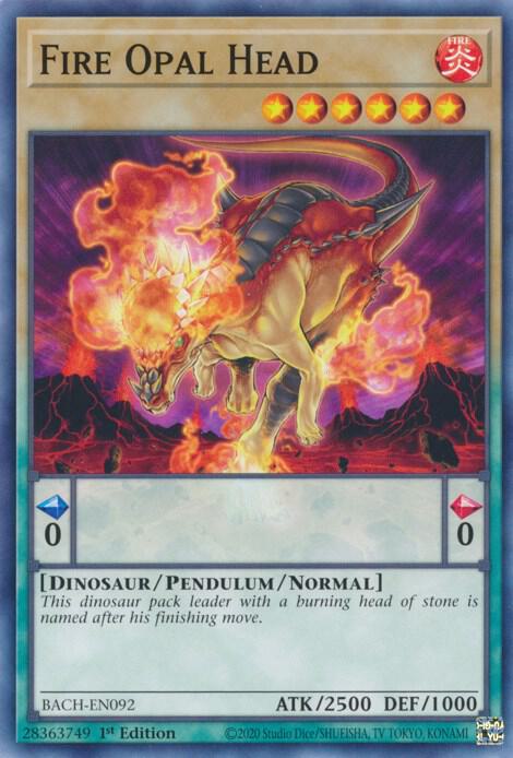 Fire Opal Head (1st Edition) card image