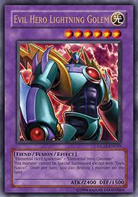 Evil Hero Lightning Golem card image