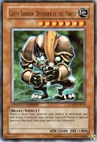 Green Baboon, Defender of the Forest card image