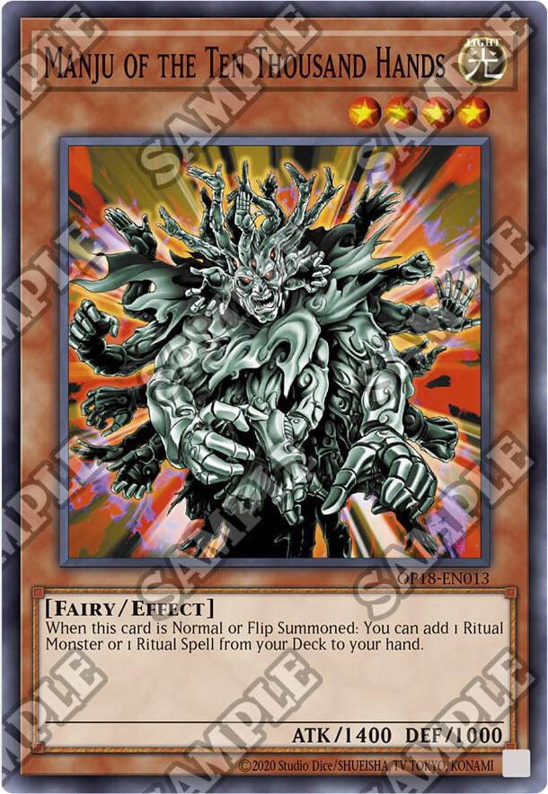 Manju of the Ten Thousand Hands card image