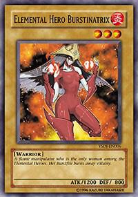 Elemental HERO Burstinatrix (1st Edition) card image