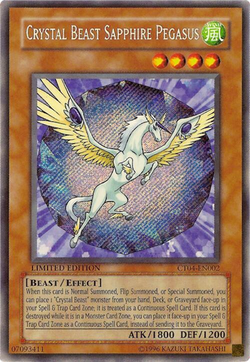 Crystal Beast Sapphire Pegasus card image