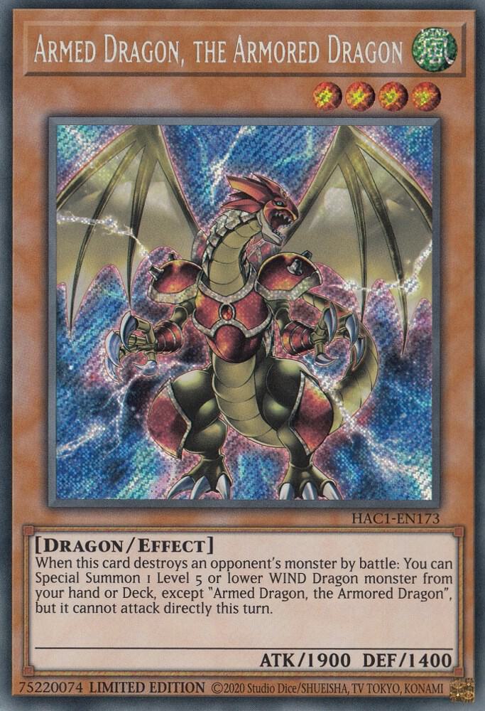 Armed Dragon, the Armored Dragon (1st Edition) card image