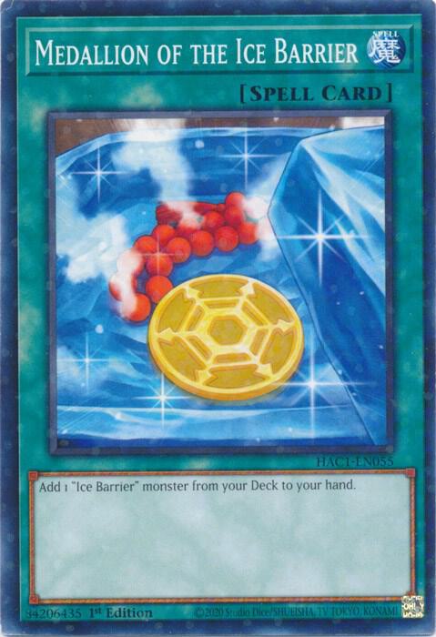 Medallion of the Ice Barrier (Duel Terminal) card image