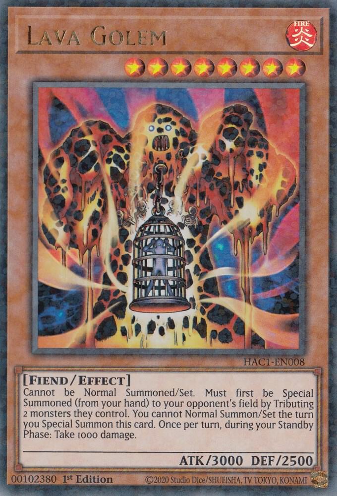 Lava Golem (Duel Terminal) (1st Edition) card image