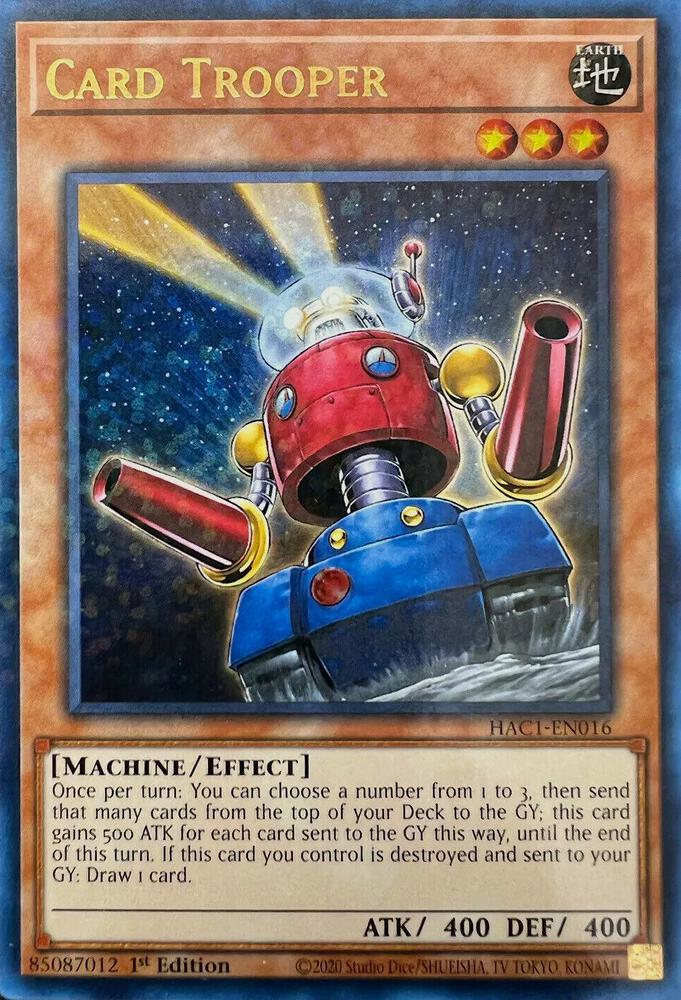 Card Trooper (Duel Terminal) (1st Edition) card image