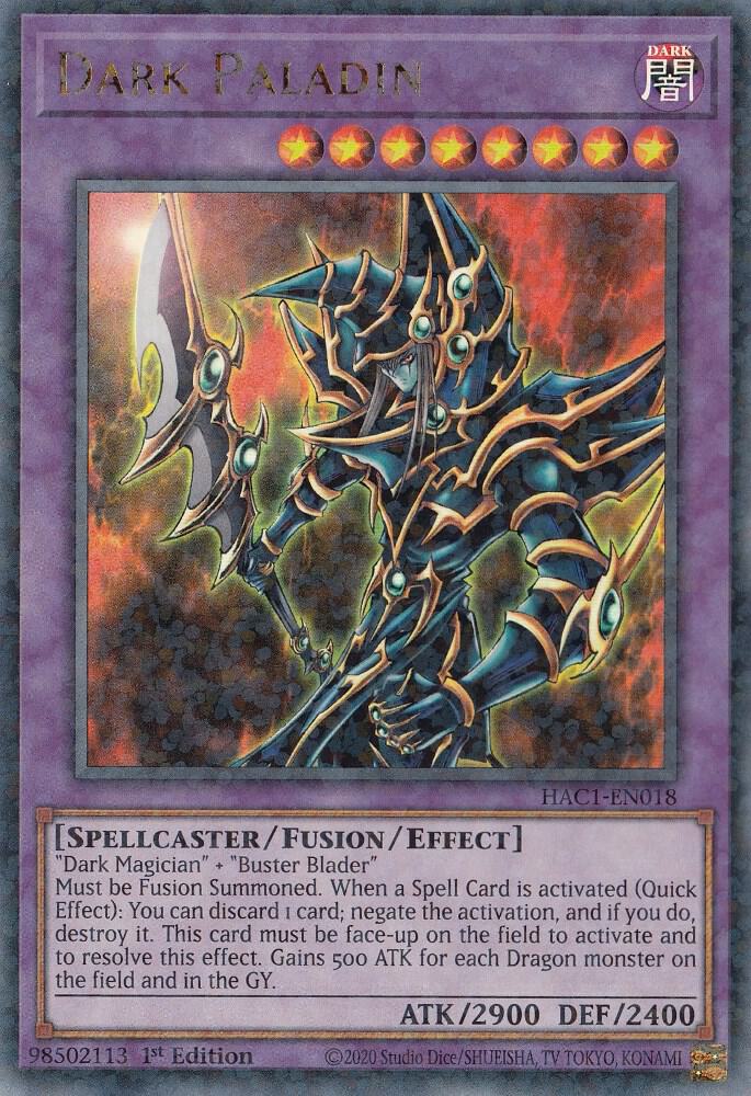 Dark Paladin (Duel Terminal) (1st Edition) card image