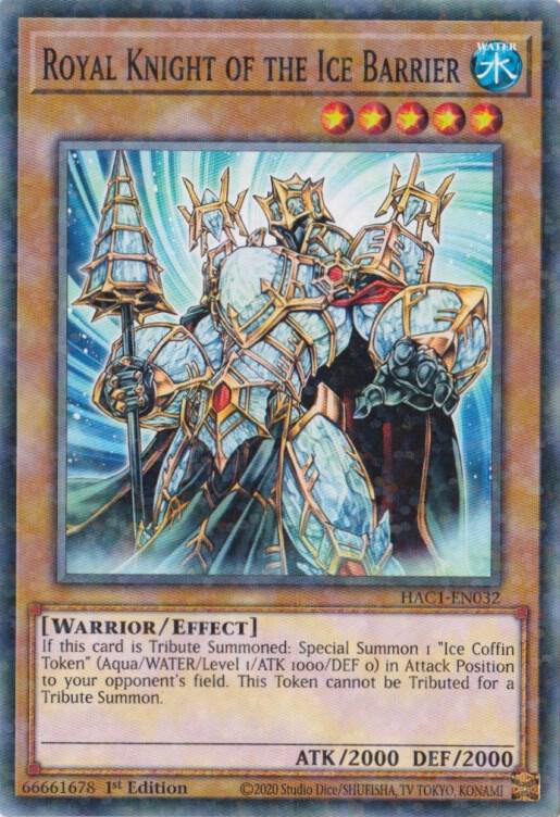 Royal Knight of the Ice Barrier (Duel Terminal) card image