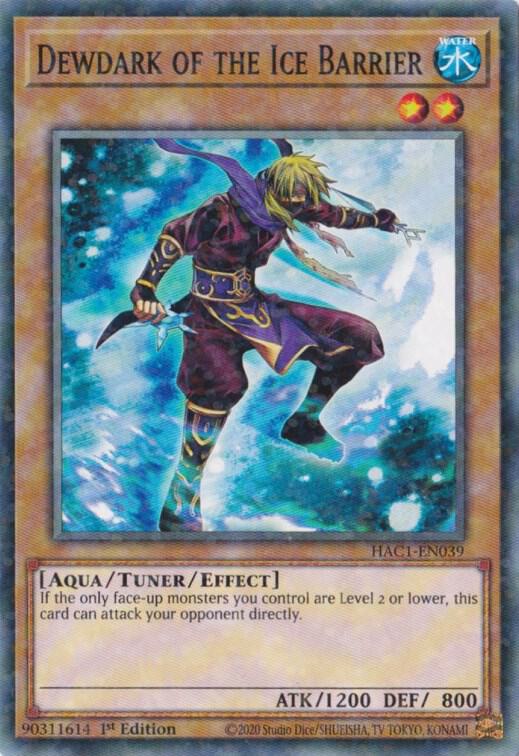 Dewdark of the Ice Barrier (Duel Terminal) card image