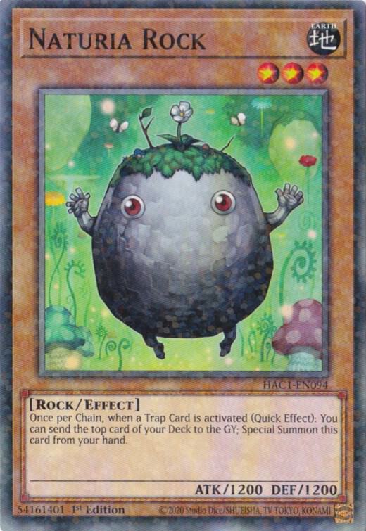 Naturia Rock (Duel Terminal) (1st Edition) card image