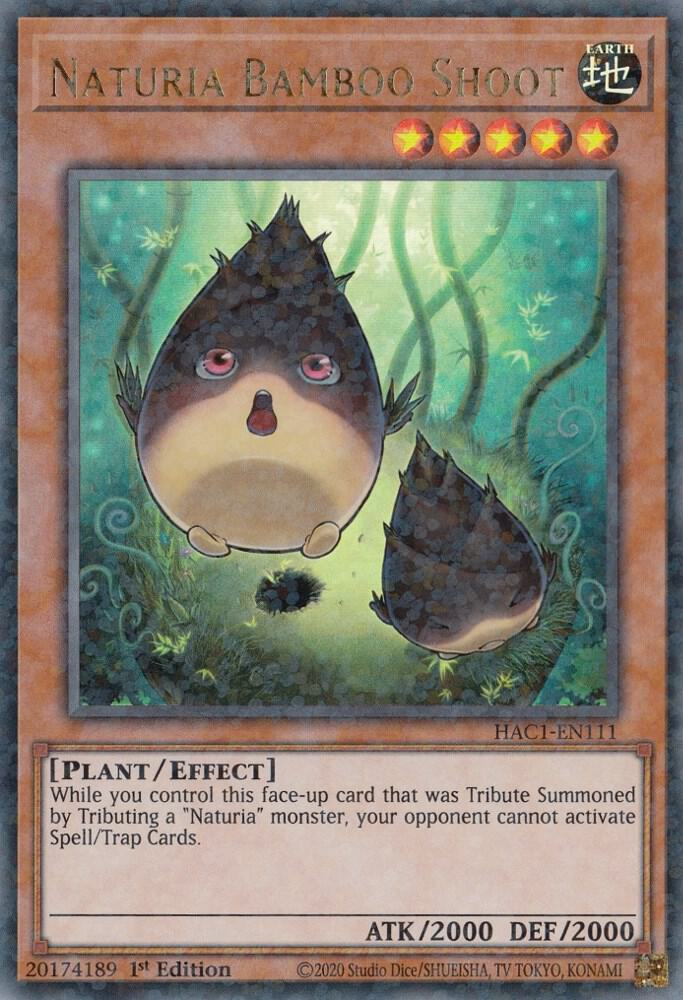 Naturia Bamboo Shoot (Duel Terminal) (1st Edition) card image