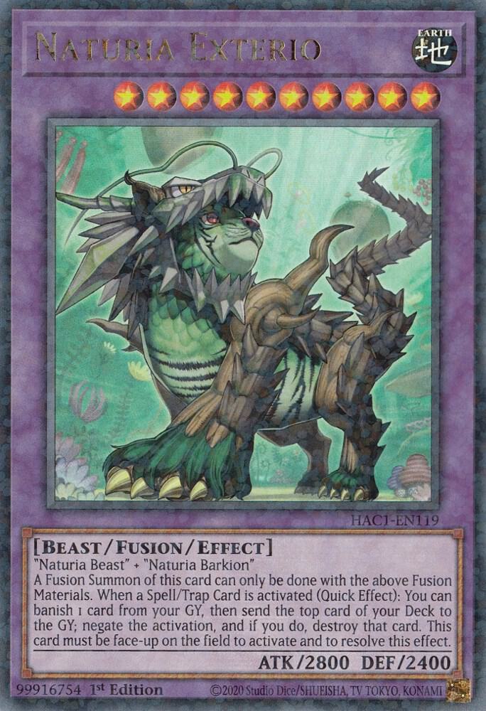 Naturia Exterio (Duel Terminal) (1st Edition) card image