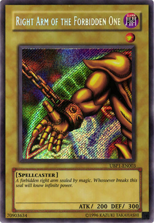 Right Arm of the Forbidden One card image