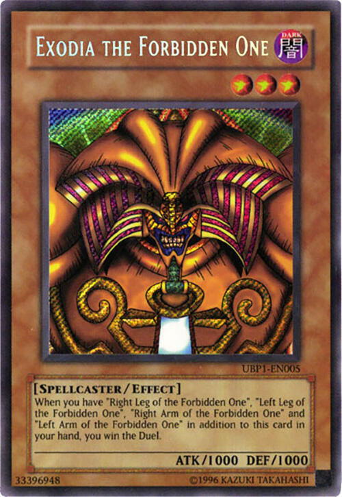 Exodia the Forbidden One card image