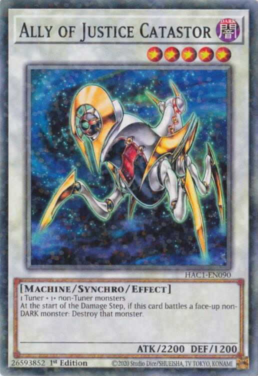 Ally of Justice Catastor (Duel Terminal) (1st Edition) card image