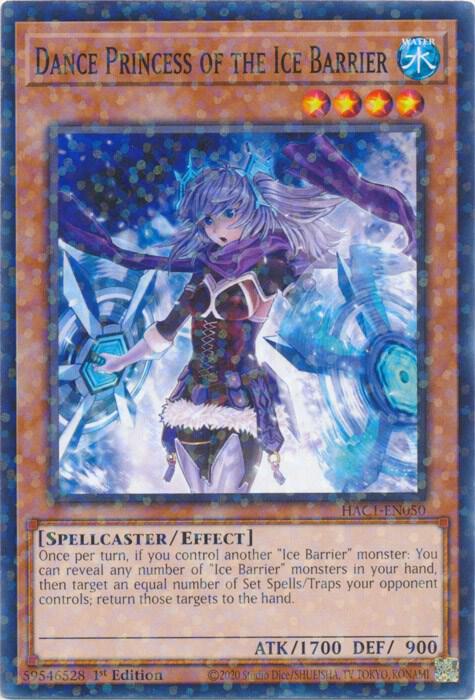 Dance Princess of the Ice Barrier (Duel Terminal) (1st Edition) card image
