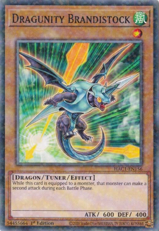 Dragunity Brandistock (Duel Terminal) (1st Edition) card image