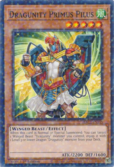 Dragunity Primus Pilus (Duel Terminal) (1st Edition) card image