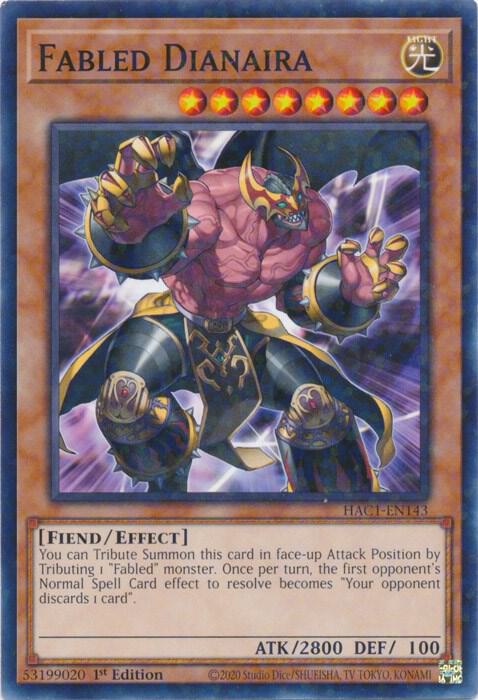 Fabled Dianaira (Duel Terminal) (1st Edition) card image