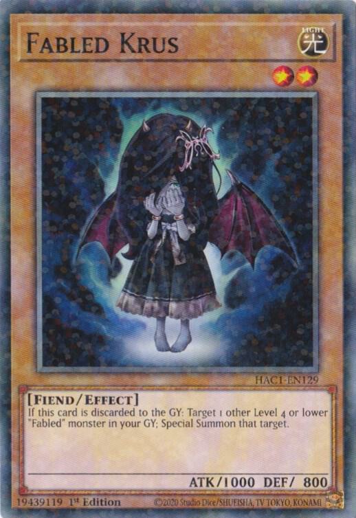 Fabled Krus (Duel Terminal) (1st Edition) card image