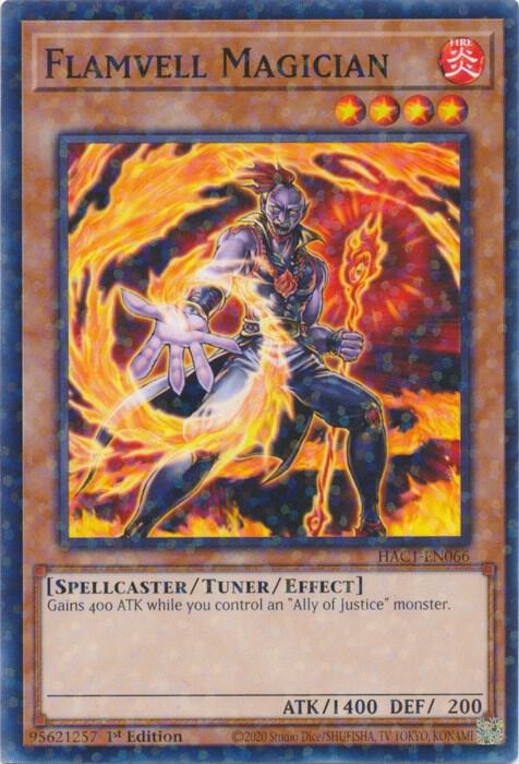 Flamvell Magician (Duel Terminal) (1st Edition) card image