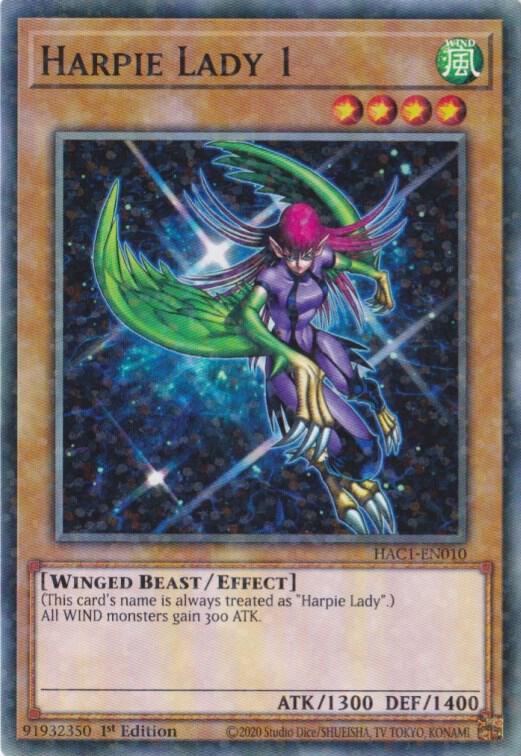 Harpie Lady 1 (Duel Terminal) (1st Edition) card image