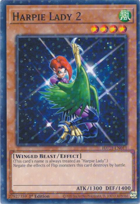 Harpie Lady 2 (Duel Terminal) (1st Edition) card image