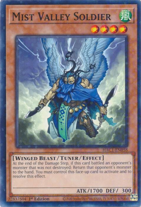 Mist Valley Soldier (Duel Terminal) (1st Edition) card image
