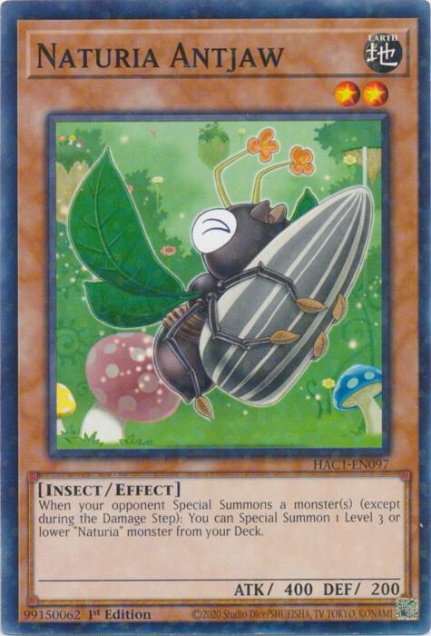Naturia Antjaw (Duel Terminal) (1st Edition) card image
