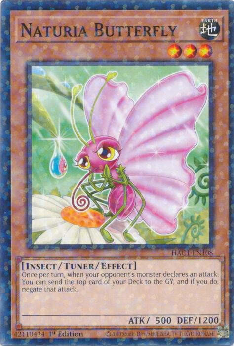 Naturia Butterfly (Duel Terminal) (1st Edition) card image
